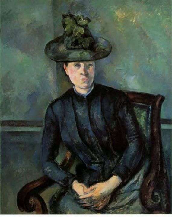 Opis obrazu Paula Cezannea Madame Cezanne