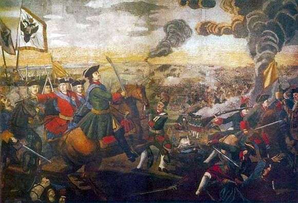 Opis obrazu Michaiła Łomonosowa Bitwa pod Połtawą