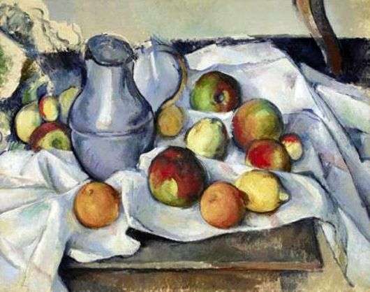 Opis obrazu Paula Cézannea Martwa natura. Dzban i owoce 