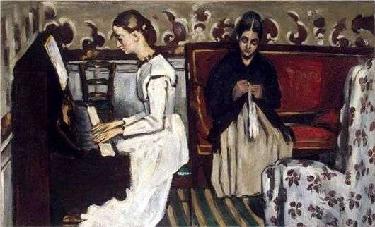 Opis obrazu Paula Cezannea Dziewczyna przy pianinie