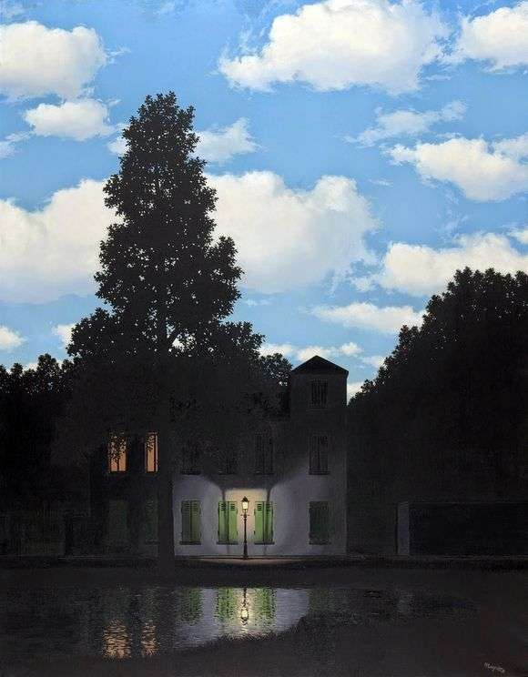 Opis obrazu Rene Magrittea Empire of Light