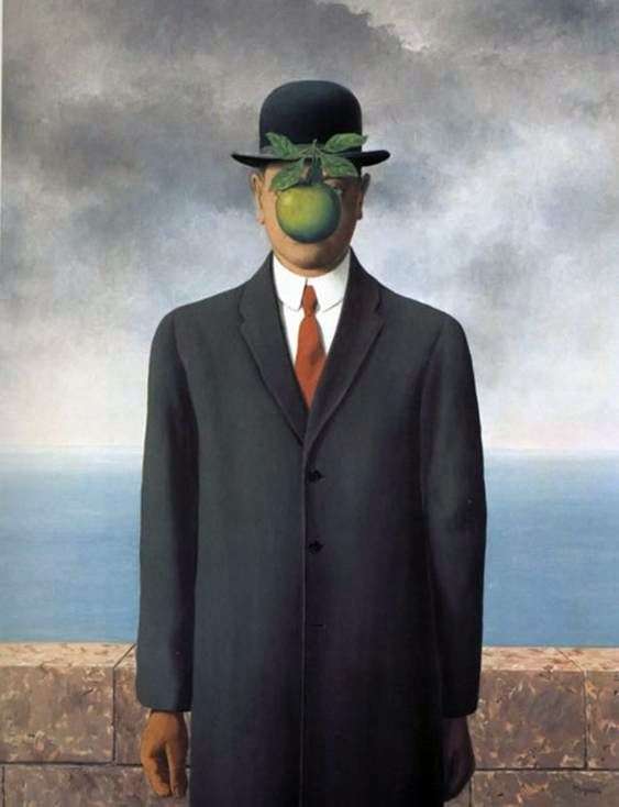 Opis obrazu Rene Magrittea Syn Człowieczy
