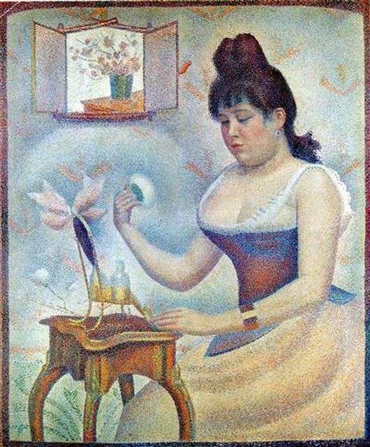 Opis obrazu Georgesa Seurata Pudrowa kobieta
