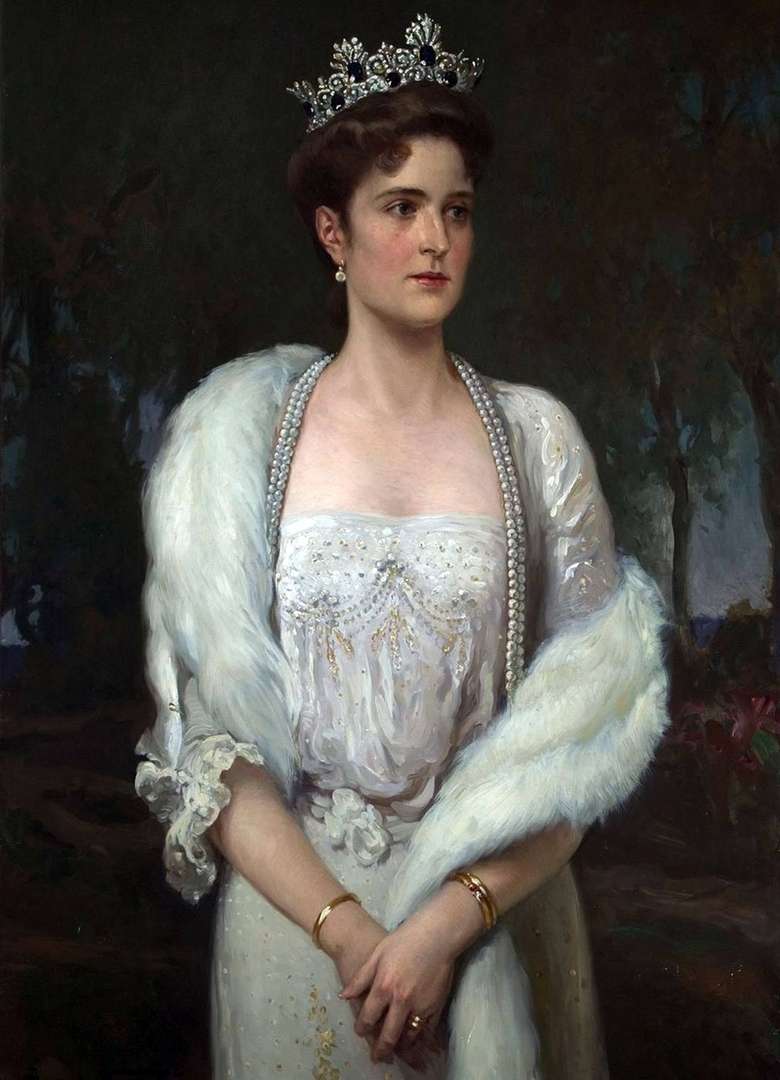 Opis obrazu Aleksandra Makowskiego Portret cesarzowej Aleksandry Fiodorowna