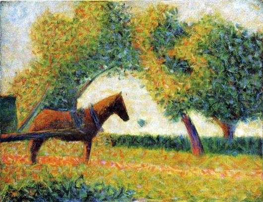 Opis obrazu Georgesa Seurata Koń