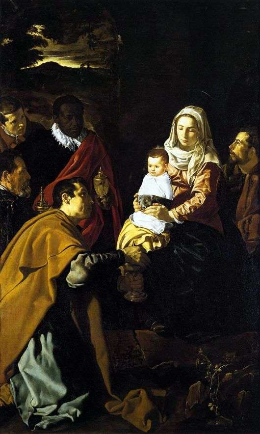 Opis obrazu Diego Velazqueza Pokłon Trzech Króli