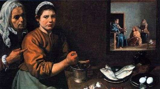 Opis obrazu Diego Velazqueza Chrystus w domu Marty i Marii