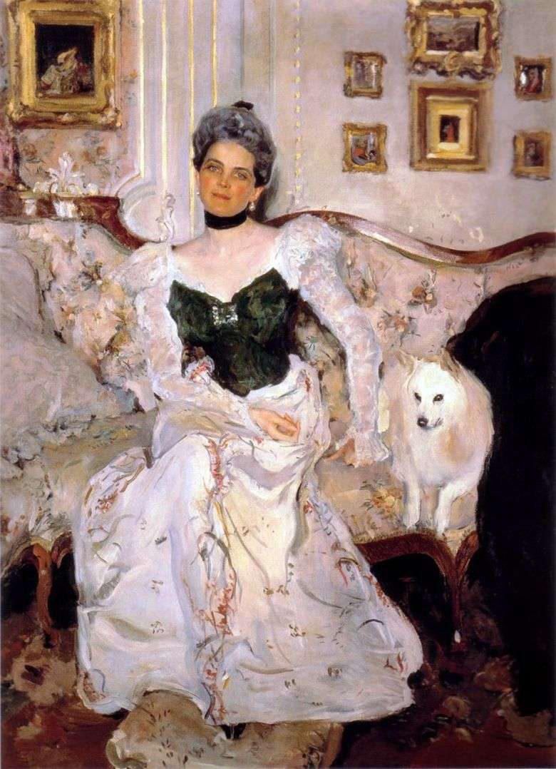 Opis obrazu Walentina Serowa Portret księżniczki Z. N. Yusupovej