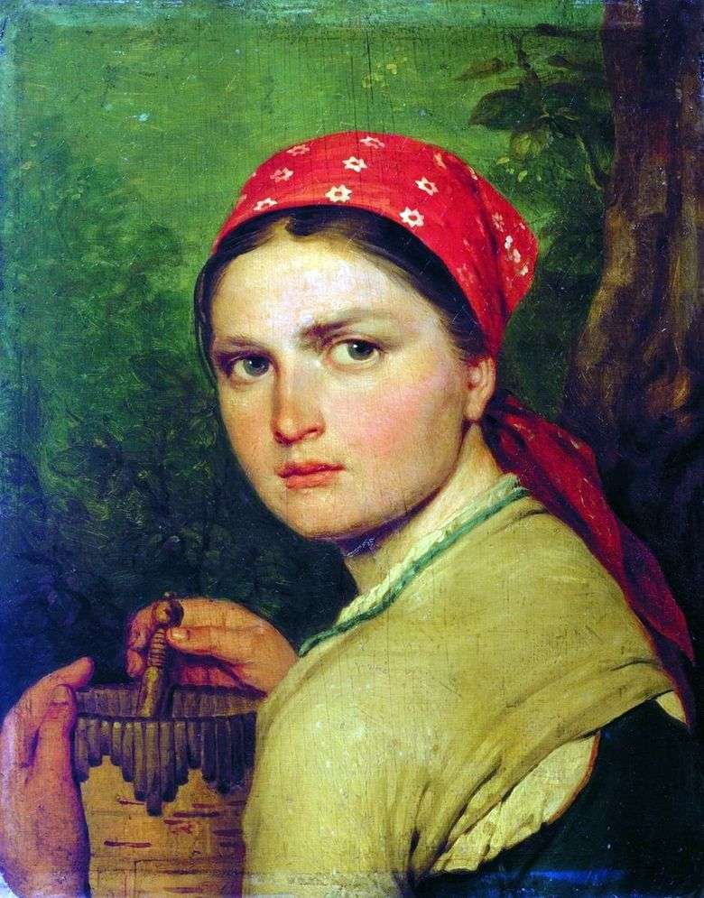 Opis obrazu Aleksieja Wenecjanowa Dziewczyna z burakami