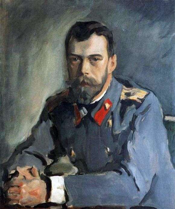 Opis obrazu Walentyna Serowa Portret cesarza Mikołaja II