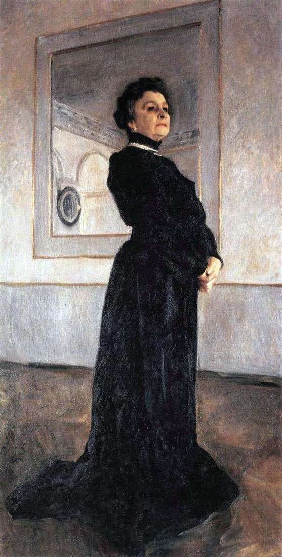 Opis obrazu Walentina Serowa Portret Jermołowej