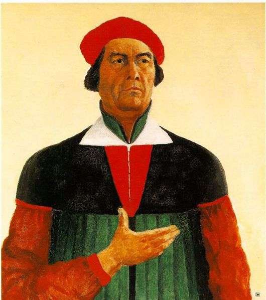 Opis obrazu Kazimierza Malewicza Autoportret