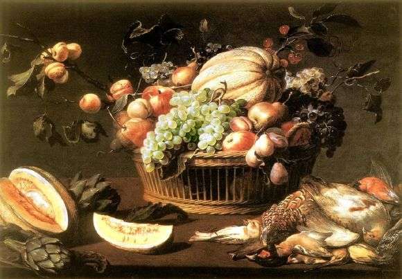 Opis obrazu Fransa Snydersa Martwa natura z owocami