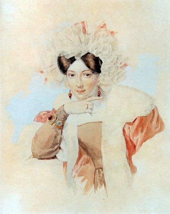 Opis obrazu Piotra Sokołowa Portret Julii Sokołowej