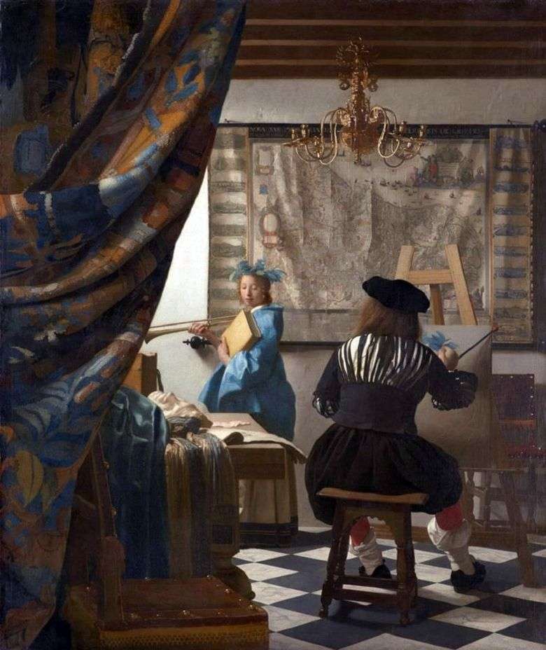 Opis obrazu Jana Vermeera Warsztat artysty