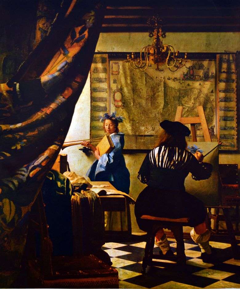 Opis obrazu Jana Vermeera Alegoria malarstwa