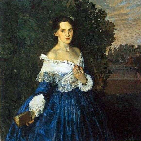 Opis obrazu Konstantina Somowa Dama w błękicie
