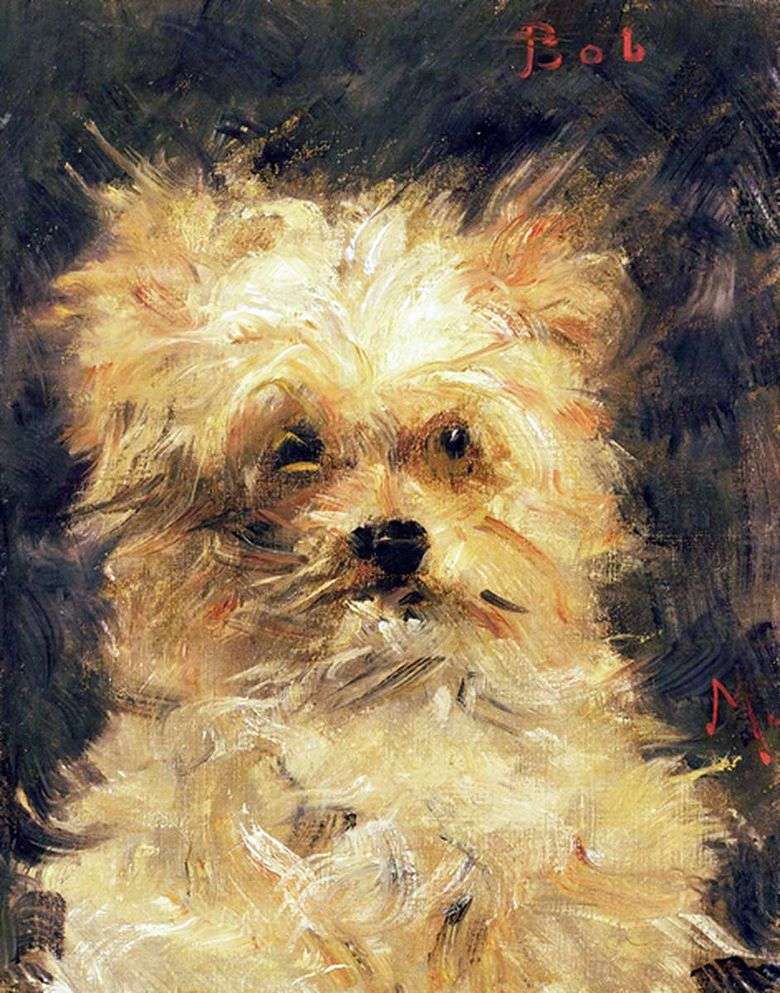 Opis obrazu Edouarda Maneta Głowa psa
