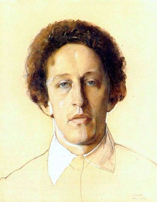 Opis obrazu Konstantina Somowa Portret A. A. Bloka
