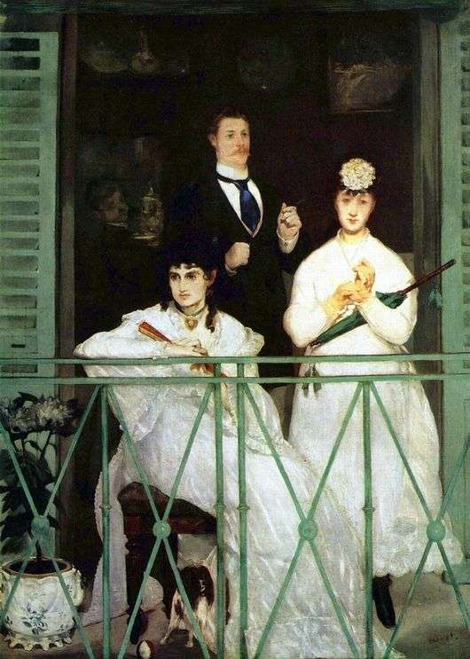 Opis obrazu Edouarda Maneta Balkon