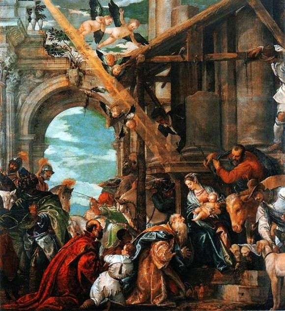Opis obrazu Paolo Veronese Pokłon Trzech Króli
