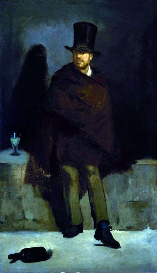 Opis obrazu Edouarda Maneta Absinthe Lover