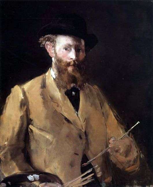 Opis obrazu Edouarda Maneta Autoportret ze szczotkami