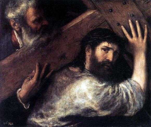 Opis obrazu Tycjana Vecellio Niesienie krzyża