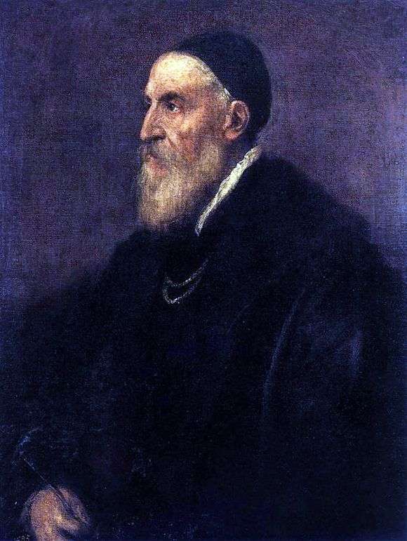 Opis obrazu Tycjana Vecellio Autoportret