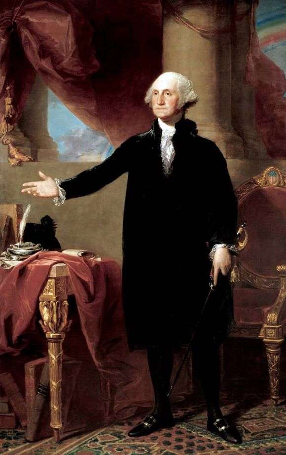 Opis obrazu Gilberta Stuarta Portret Jerzego Waszyngtona