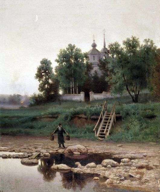 Opis obrazu Efima Wołkowa W klasztorze