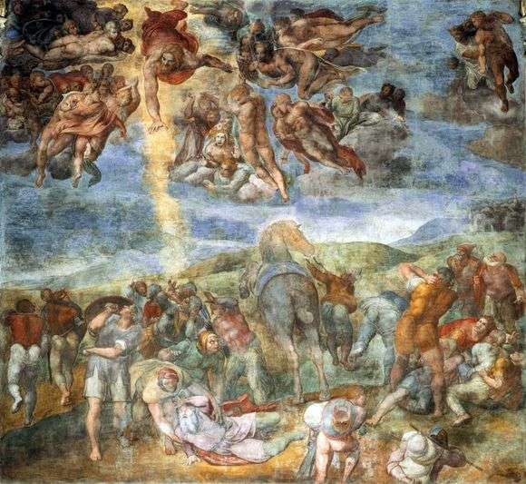 Opis obrazu Michała Anioła Buanarrotiego Nawrócenie Saula