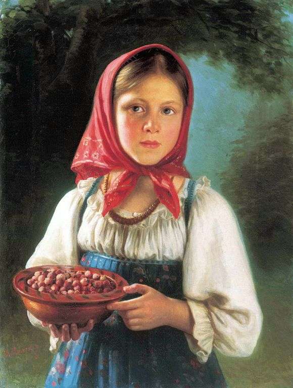 Opis obrazu Wasilija Timofiejewa Dziewczyna z jagodami