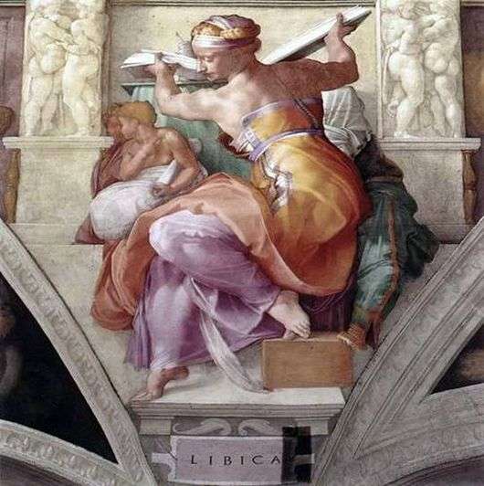 Opis obrazu Michała Anioła Buonarrotiego Libyan Sybyl