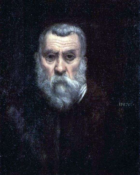 Opis obrazu Jacopo Tintoretto Autoportret