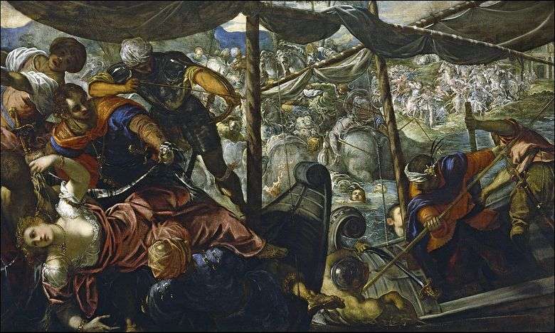 Opis obrazu Tintoretto Porwanie Eleny