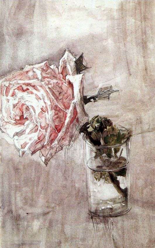 Opis obrazu Michaiła Vrubela Róża w szklance