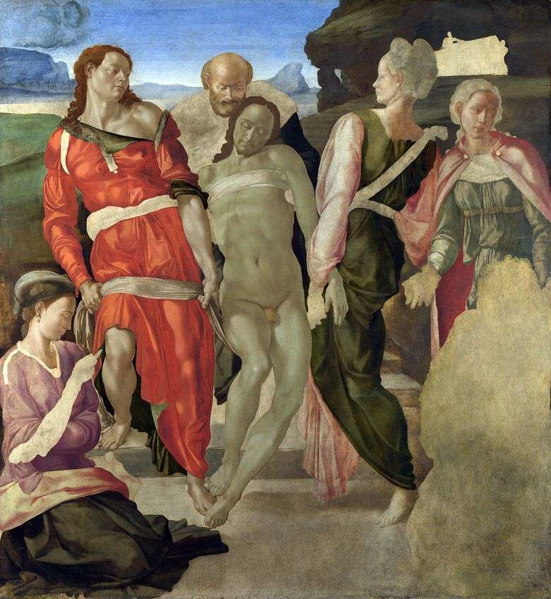 Opis obrazu Michała Anioła Zdjęcie z krzyża