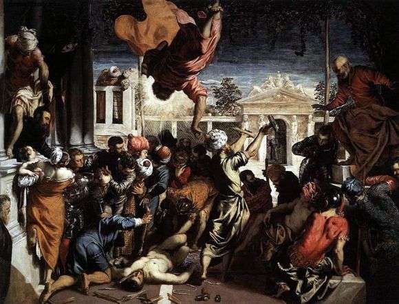 Opis obrazu Tintoretto Cud św. Marka