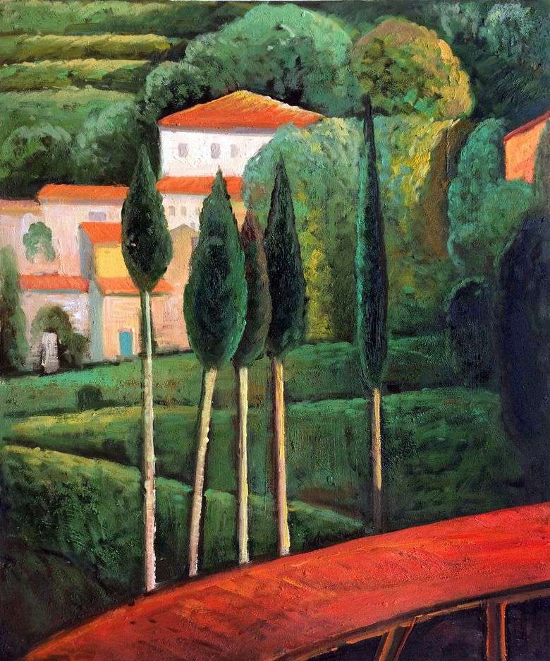 Opis obrazu Amedeo Modiglianiego Krajobraz południowej Francji