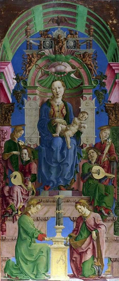 Opis obrazu Cosimo Tury Madonna