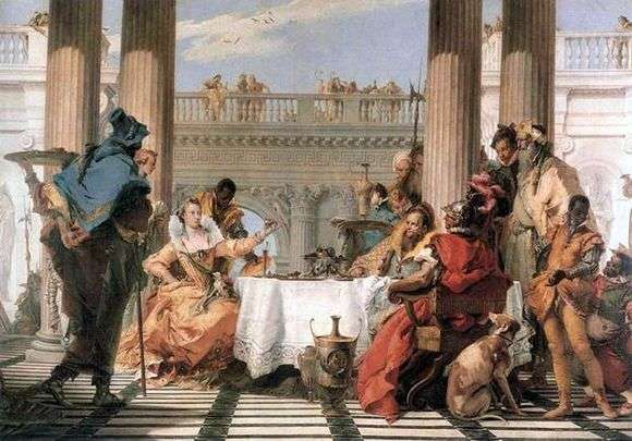 Opis obrazu Giovanniego Tiepolo Uczta Kleopatry