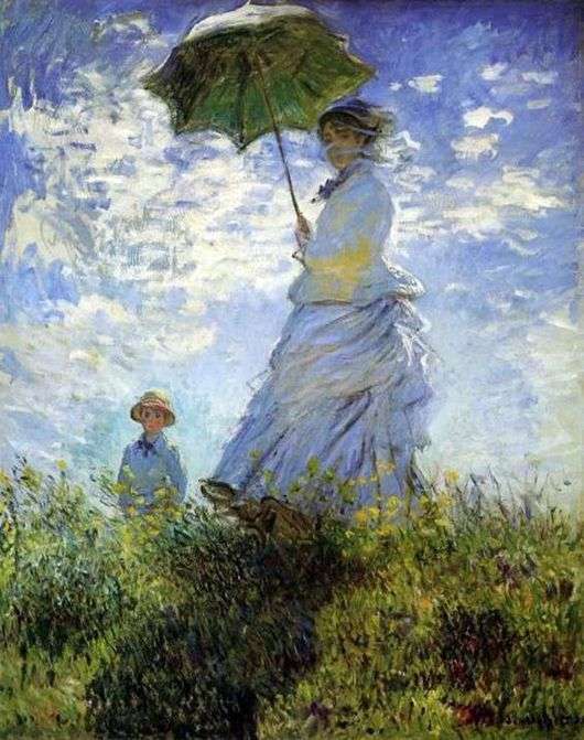 Opis obrazu Claudea Moneta Walk