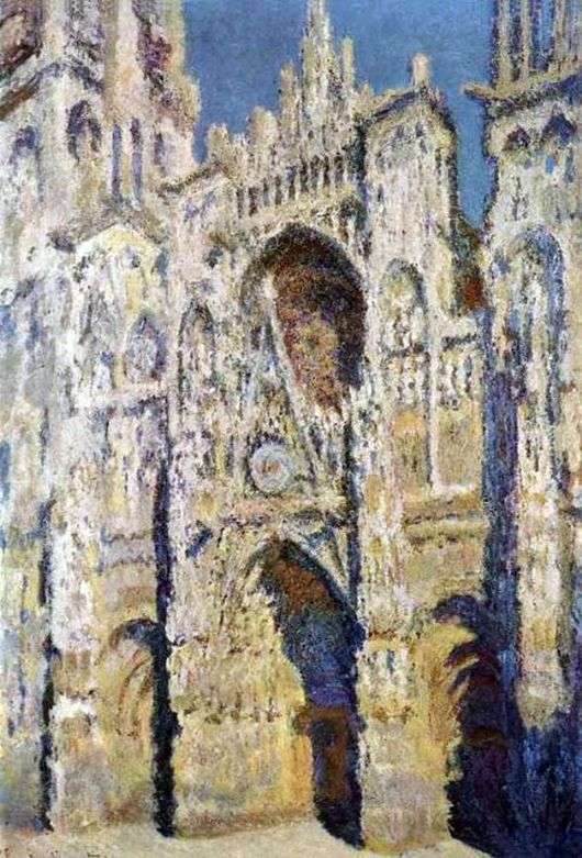 Opis obrazu Claudea Moneta Katedra w Rouen