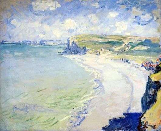 Opis obrazu Claudea Moneta Plaża w Purville