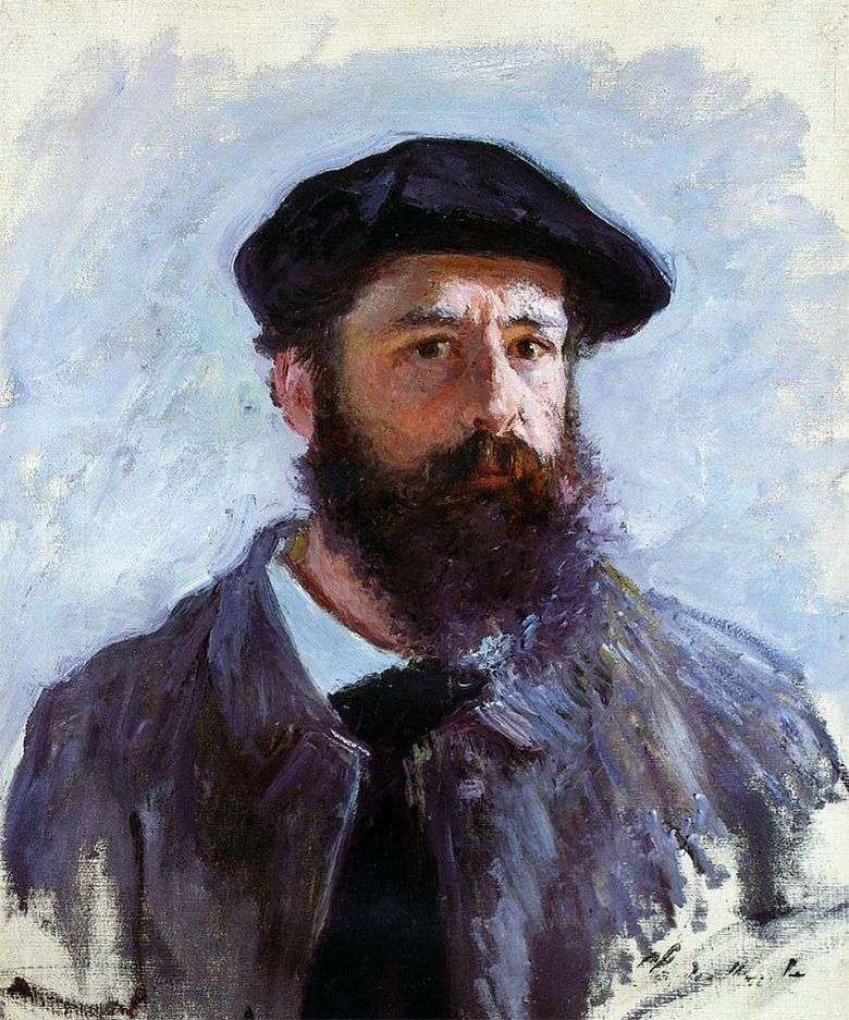 Opis obrazu Claude Moneta Autoportret