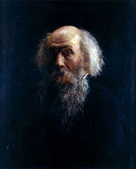 Opis obrazu Nikolaya Ge Autoportret