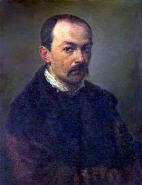 Opis obrazu Pawła Fiedotowa Autoportret