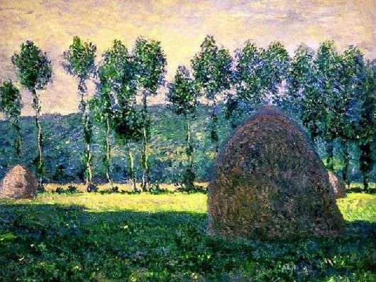 Opis obrazu Claude Moneta Stóg siana w Giverny