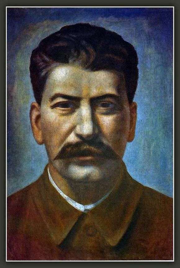 Opis obrazu Pawła Filonowa Portret Józefa Stalina